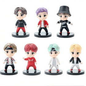 SurpriseSeptember 7pcs cake toppers figurine 1 adds playful height to birthday cakes.