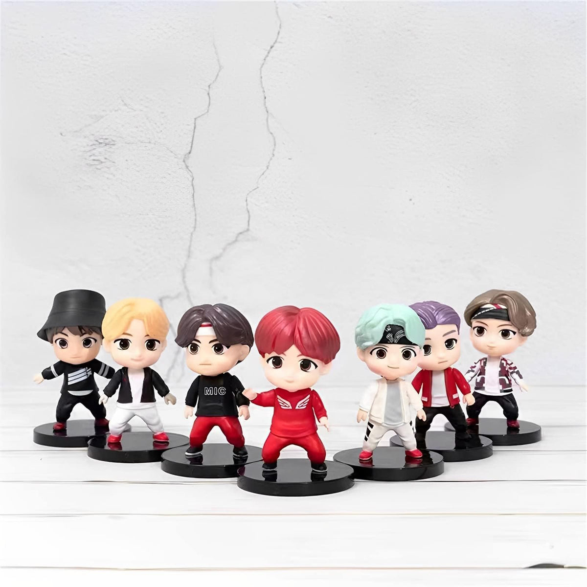 SurpriseSeptember 7pcs cake toppers figurine 4 doubles as charming table decor.