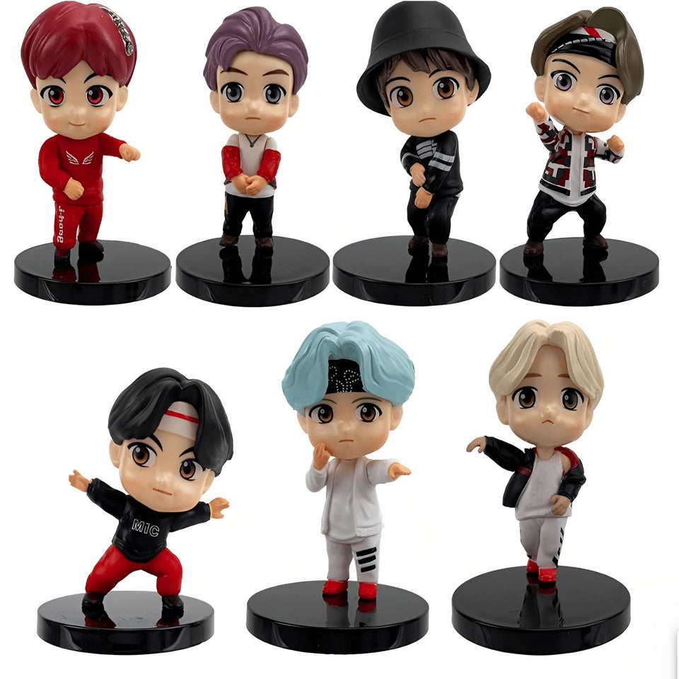 SurpriseSeptember seven-figures cake toppers dynamic-pose for festive birthday cakes.