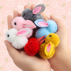 SURCVIO Easter party favors and loot bags with surprise plush eggs.