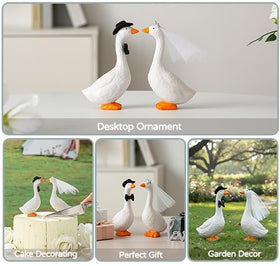 SUTIMAS couple wedding cake topper suits classic and modern themes beautifully
