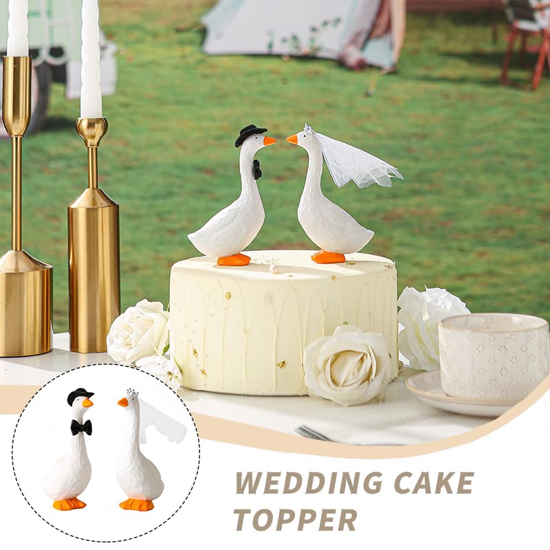 SUTIMAS fun wedding cake topper creates a memorable, lighthearted centerpiece