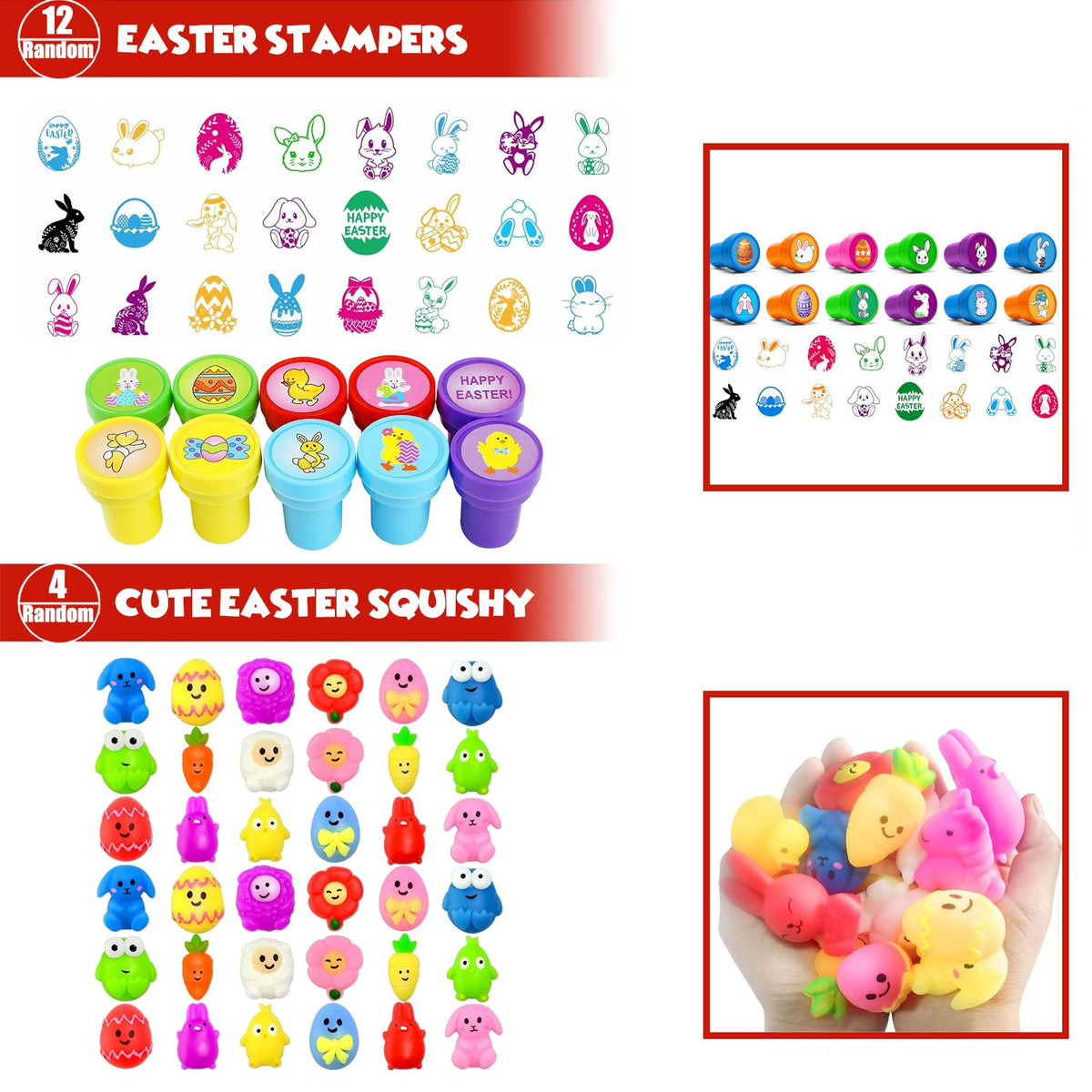 Suxkbo basket stuffer toys provide bright, safe play items perfect for Easter baskets.