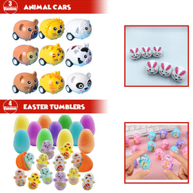 Suxkbo party favors multistyle display captures a festive mood for kids' celebrations.