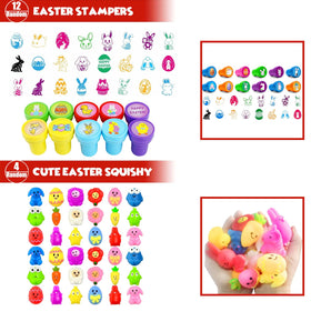 Suxkbo 102-piece assortment ideal for classroom prizes and rewards.