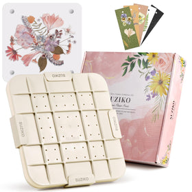Suziko 9-inch microwave flower press with large surface for bigger blooms