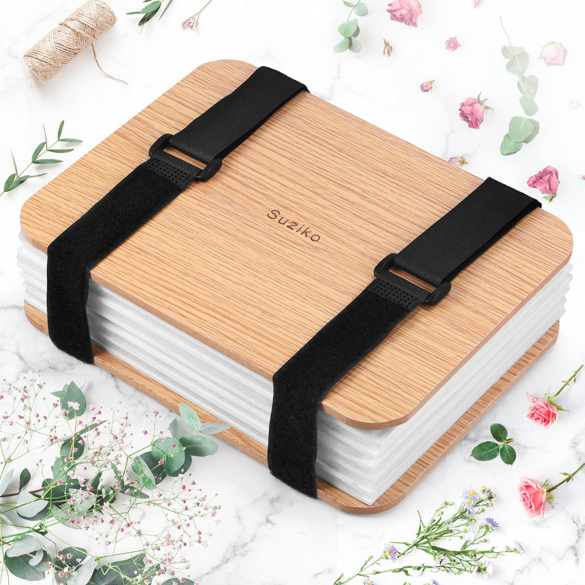 Suziko kit includes tweezers and scissors for precise handling