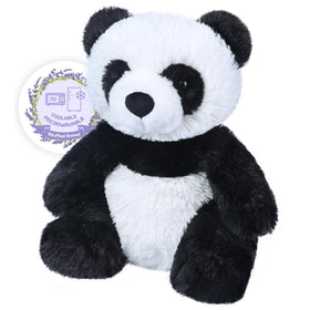 SuzziPals heatable panda plush provides cozy warmth for bedtime snuggles.