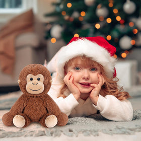 SuzziPals monkey plush provides comforting security for kids.