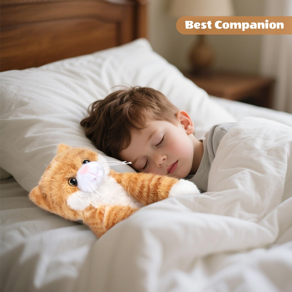 SuzziPals bedroom decor cat plush for a cozy space