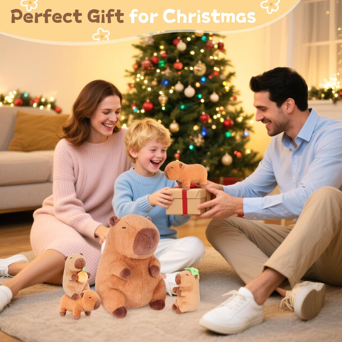 SuzziPals capybara easy-clean option keeps plush looking fresh.