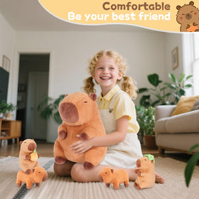 SuzziPals gift-ready capybara plush set is perfect for birthdays.