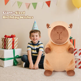 SuzziPals capybara plush with durable materials built for daily hugs
