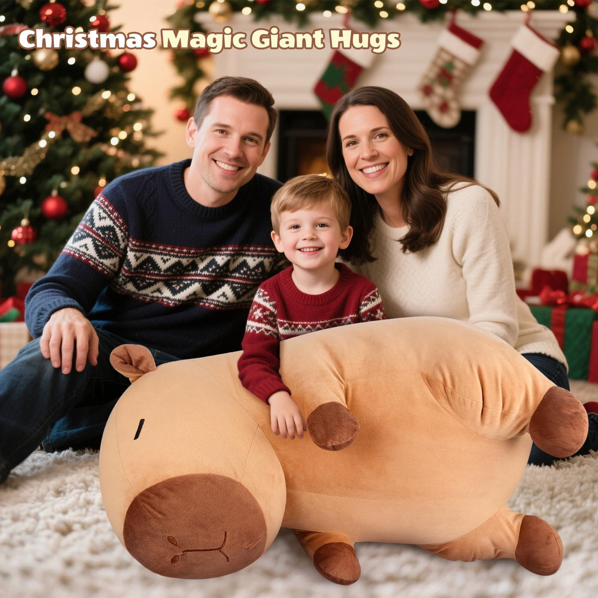 SuzziPals capybara plush with flexible limbs for easy posing