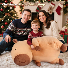 SuzziPals capybara plush with flexible limbs for easy posing