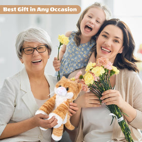 SuzziPals cat-shaped gift plush ideal for cat lovers