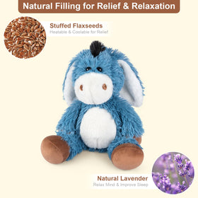 SuzziPals donkey plush lavender scent promotes calm evenings