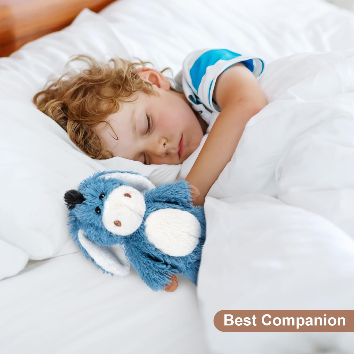 SuzziPals donkey plush aids night relaxation and comfort