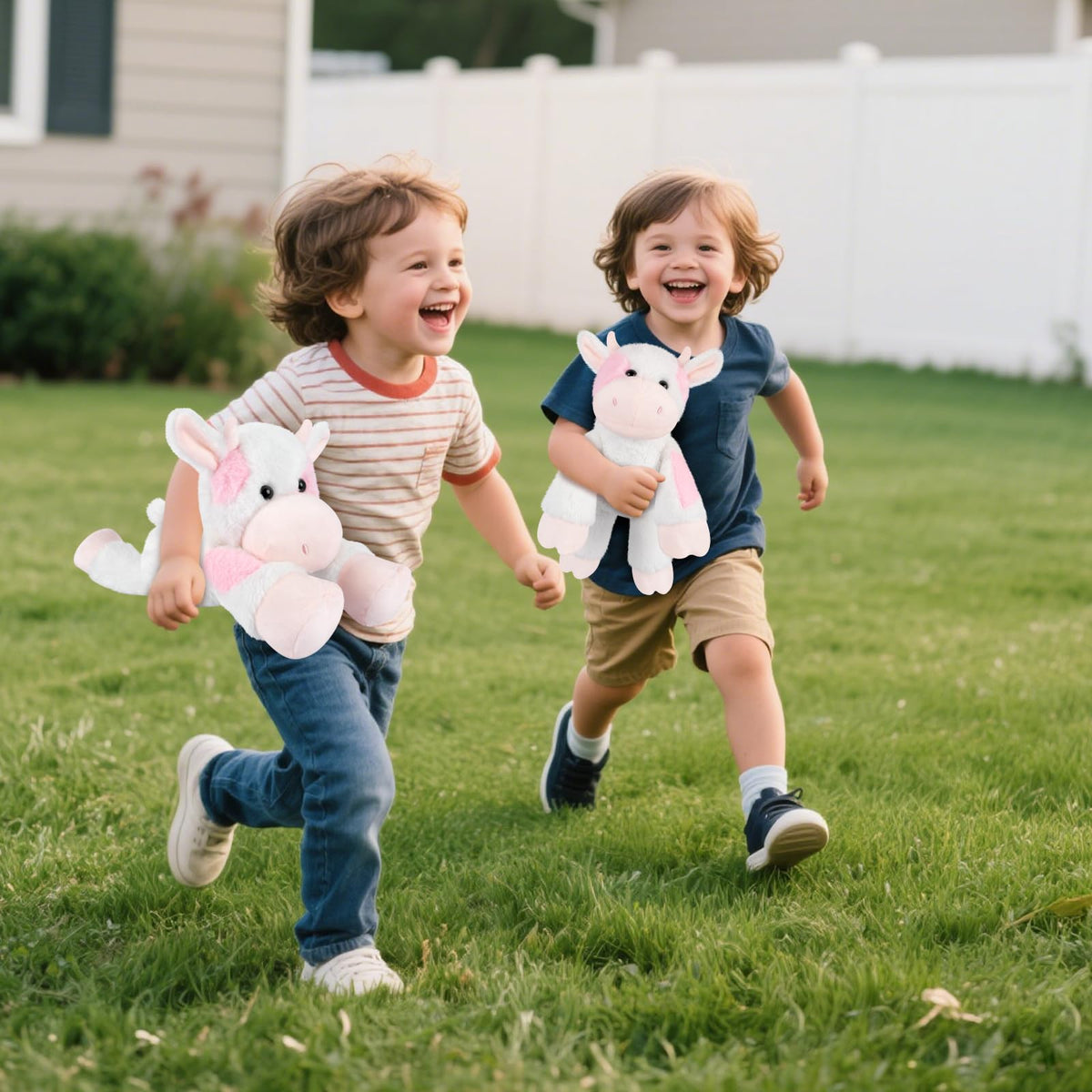 SuzziPals Gift-ready cow plush for cow lovers and kids