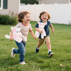 SuzziPals Gift-ready cow plush for cow lovers and kids