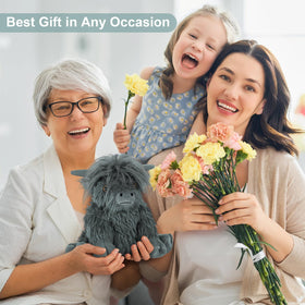 SuzziPals gift-ready cow plush ideal for cow lovers