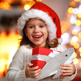 SuzziPals gift-ready shark toy is perfect for shark lovers and kids.