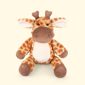SuzziPals giraffe plushie suited for kids and adults.