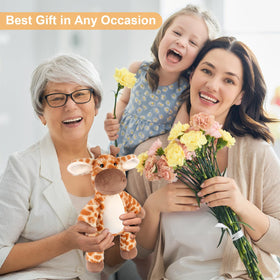 SuzziPals giraffe plushie makes a thoughtful gift idea.