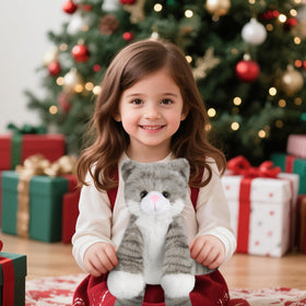 SuzziPals grey cat makes a thoughtful gift for cat lovers