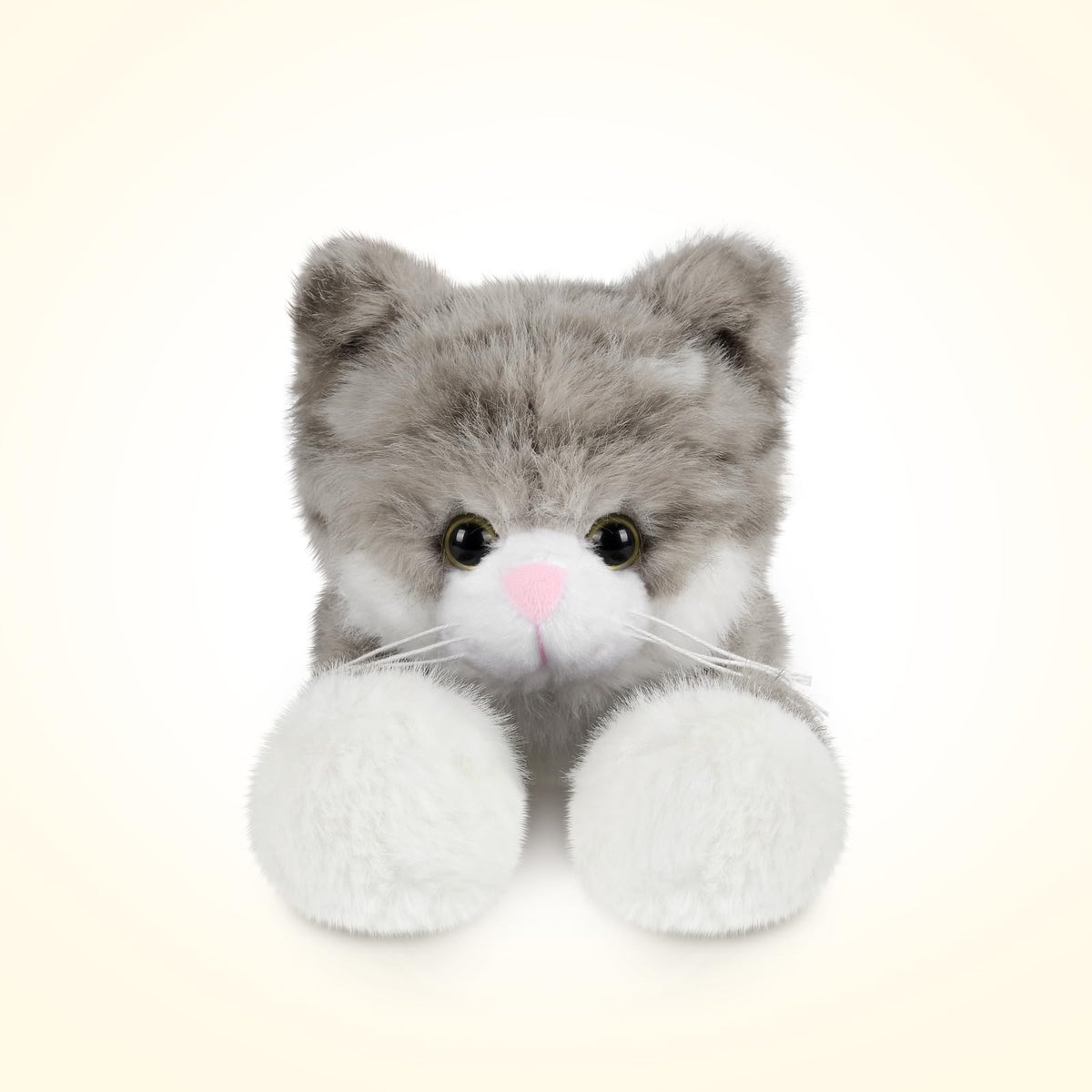 SuzziPals lavender-filled grey cat plush promotes calm and bedtime routines