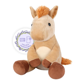SuzziPals heatable horse plush for cozy, comforting hugs.