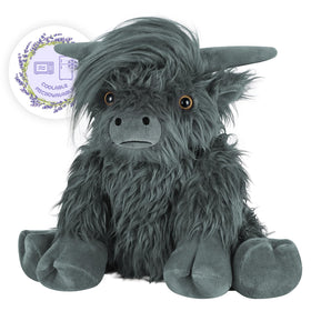 SuzziPals Highland Cow heating pad plush for cozy warmth and comfort