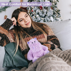 SuzziPals hippo plush lavender filling and cozy texture for relaxation