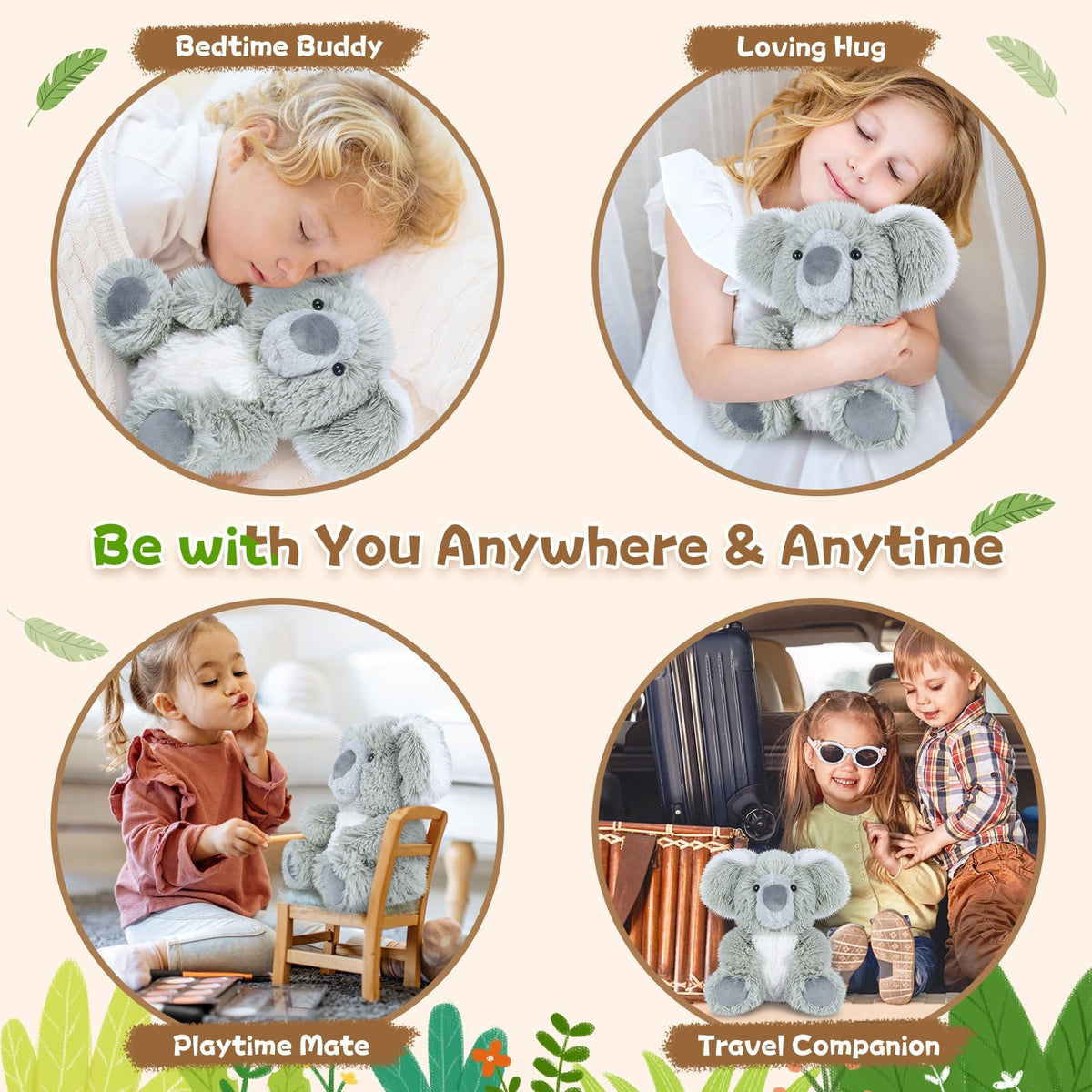SuzziPals koala plush makes a thoughtful gift for kids and adults.