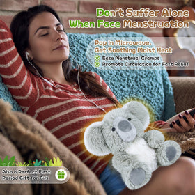 SuzziPals koala plush offers up to 20 minutes of gentle warmth.