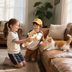SuzziPals lavender-scented cat plush for relaxation