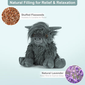 SuzziPals lavender-scented cow plush for calming scent and relaxation