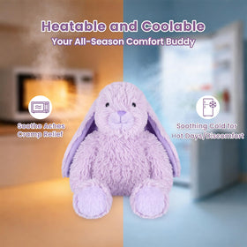 SuzziPals Lumina coolable bunny for gentle cold therapy.