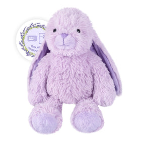 SuzziPals Lumina heatable bunny in plush fabric for comforting warmth.