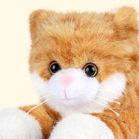 SuzziPals orange cat cooling plush for refreshing relief