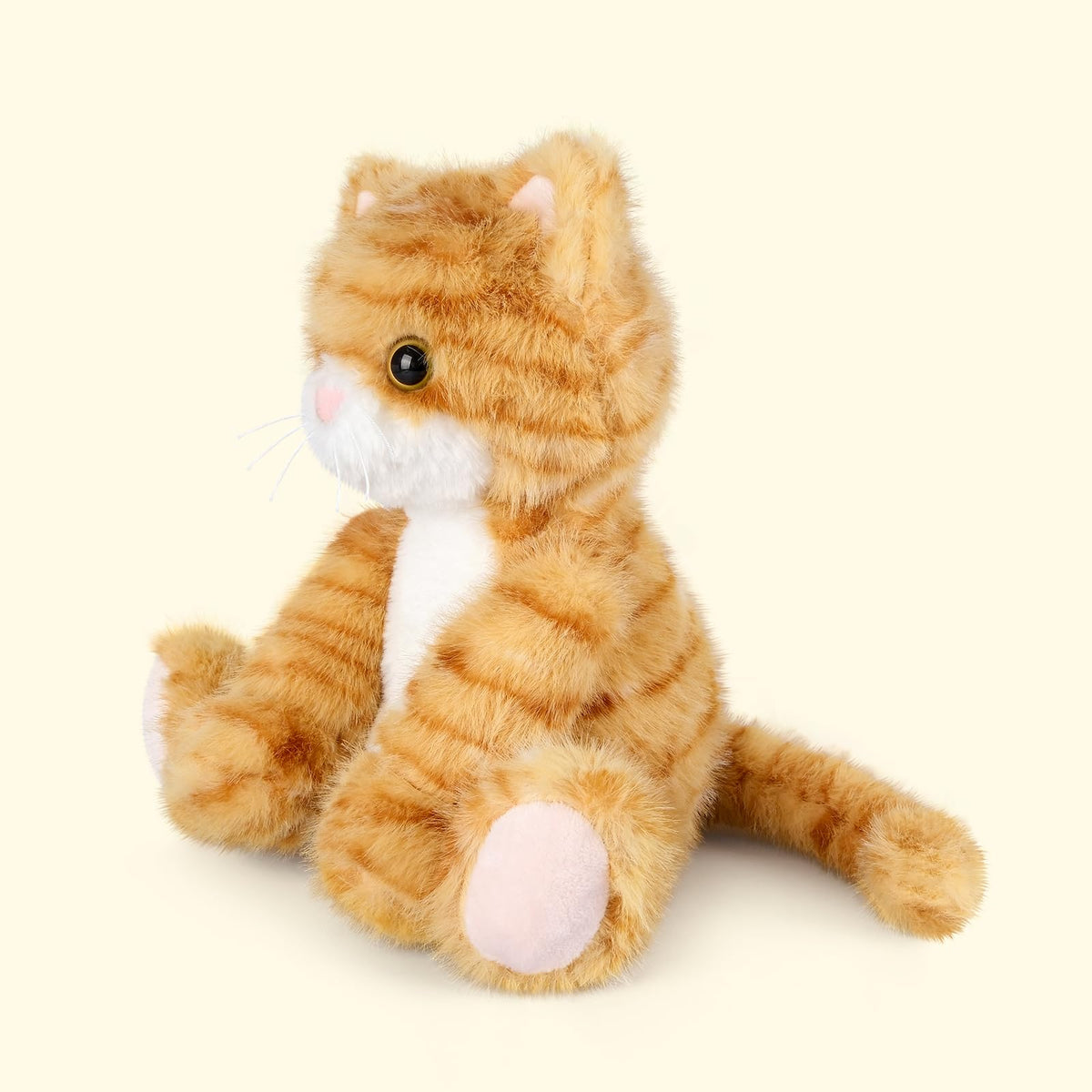 SuzziPals bedroom-decor orange cat plush doubles as cute decor and friend.