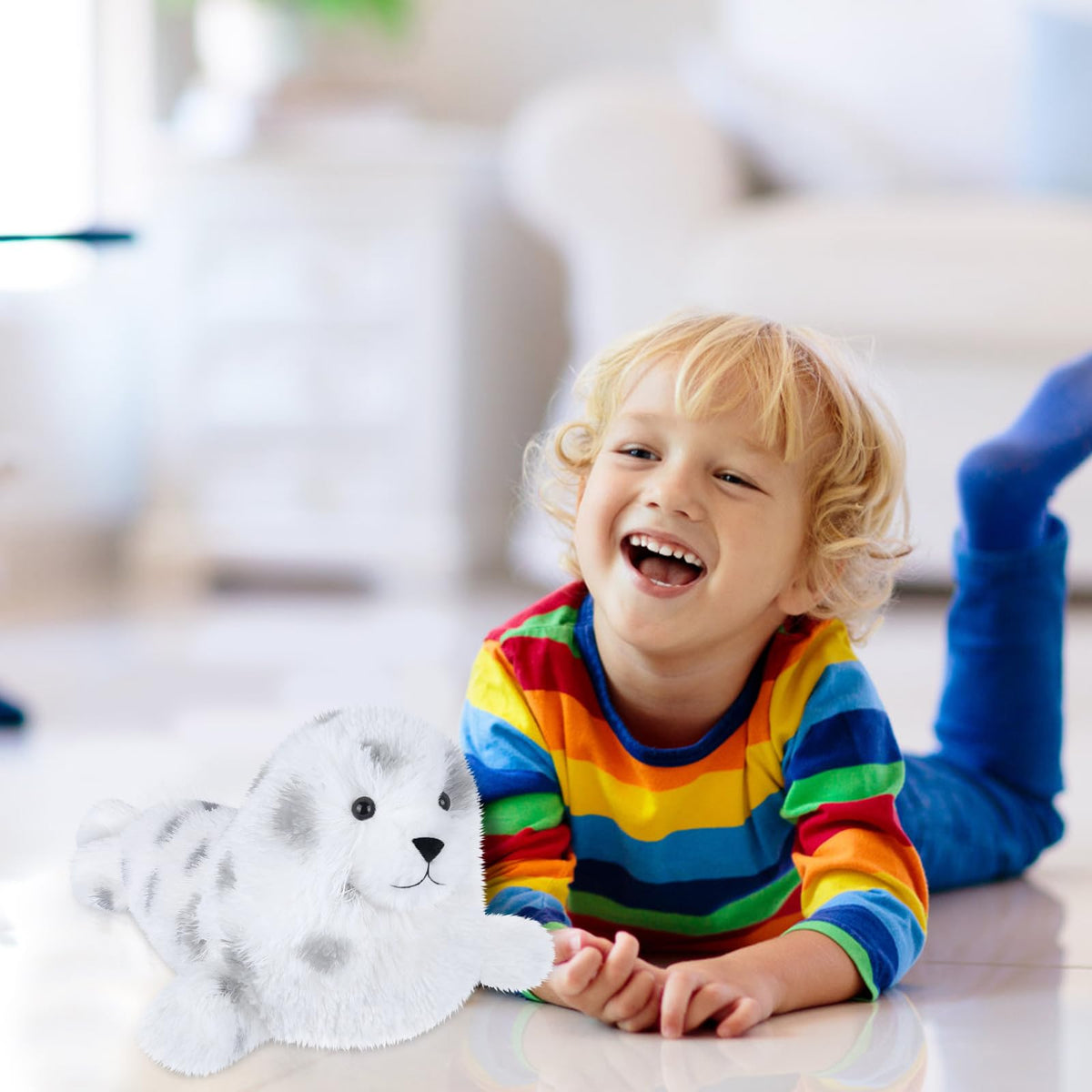 SuzziPals period heating seal plush delivers gentle warmth during discomfort.