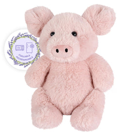 SuzziPals pig heating pad plush provides warm comfort for cozy moments