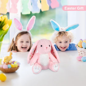 SuzziPals pink bunny Easter gift with soft texture
