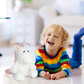 SuzziPals Sky cooling option plush can be frozen for cooling relief