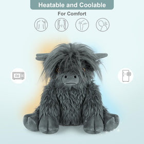 SuzziPals soft plush Highland cow for cuddle-worthy play