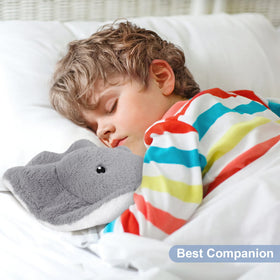 SuzziPals stingray plush cool option with freezing for refreshing relief.