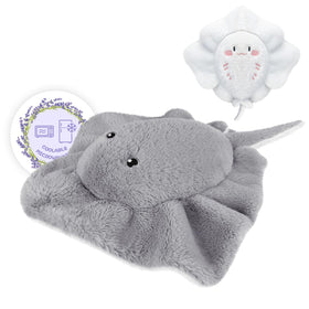 SuzziPals stingray plush soft-cozy cuddle buddy for comfort at home.