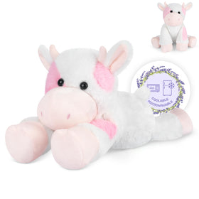 SuzziPals Strawberry Cow Plush ready for cozy cuddles and bedtime comfort