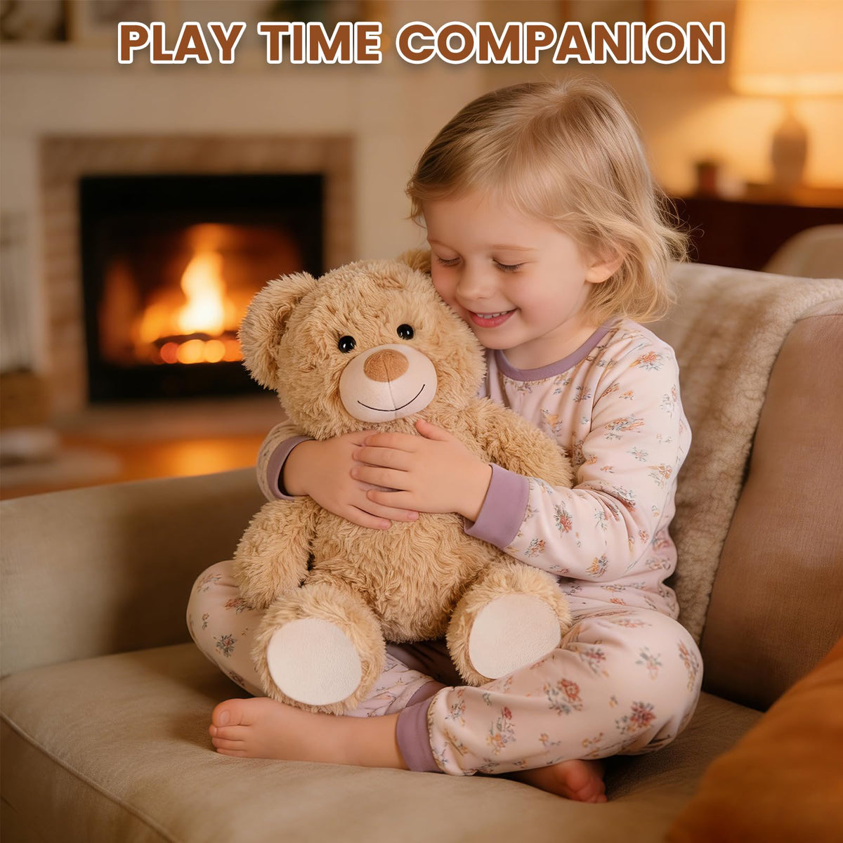 SuzziPals heated plush invites soothing cuddles to ease daily stress.